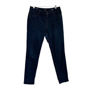 ANA dark wash skinny jeans TALL 14 women's